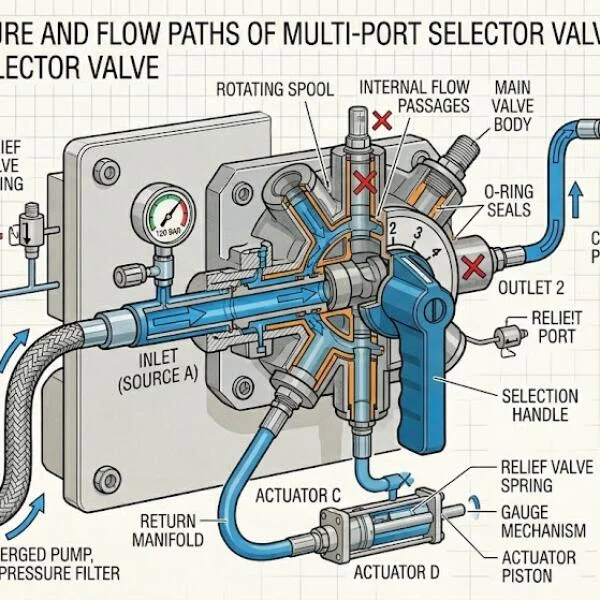Selection valve chính hãng cho hệ thống công nghiệp