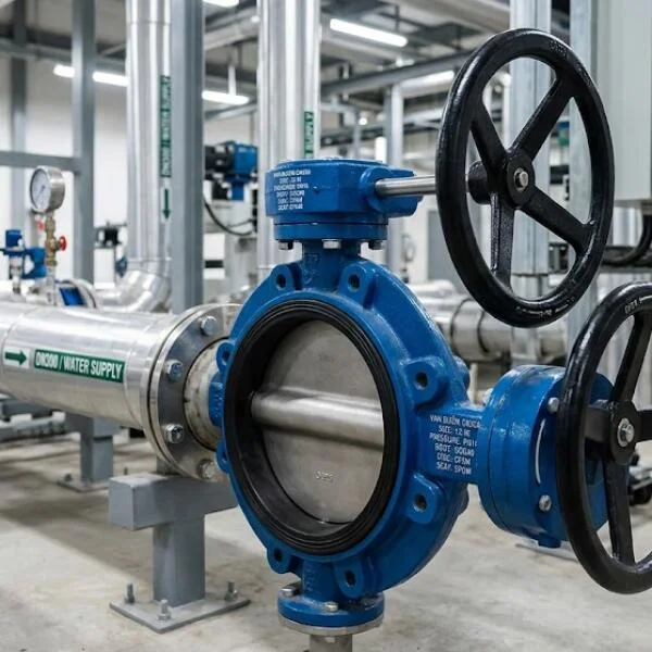 Van bướm DN300 là gì? Cấu tạo, ứng dụng và cách chọn