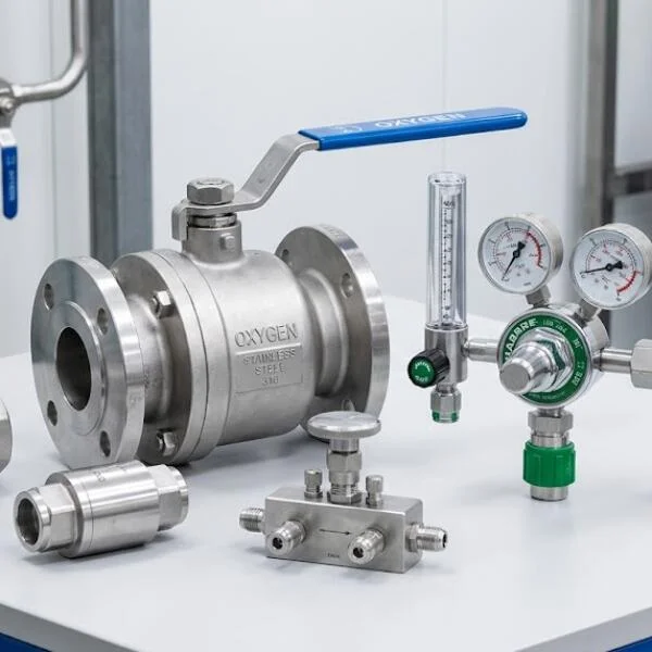 Van oxy inox chính hãng, an toàn cho hệ thống khí oxy