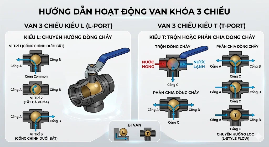 Giới thiệu và đặc điểm nổi bật của van khóa ba chiều